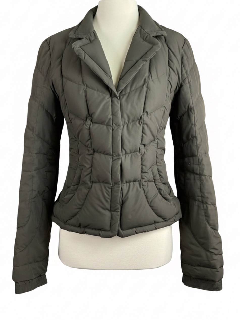 Elie Tahari Jacket Coat Winter Puffer Goose Down Size L